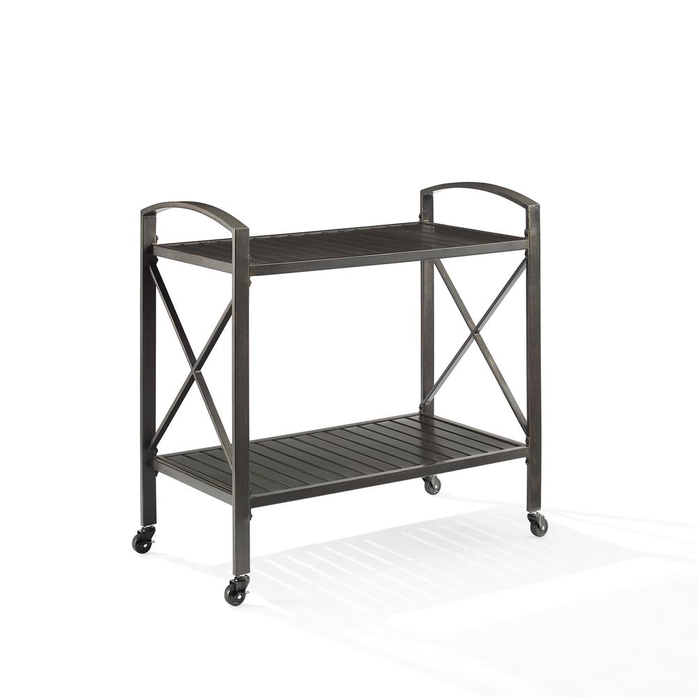 Kaplan Metal Outdoor Bar Cart