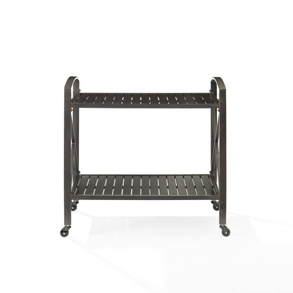 Kaplan Metal Outdoor Bar Cart