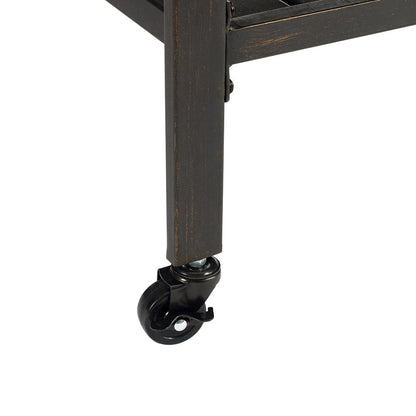 Kaplan Metal Outdoor Bar Cart