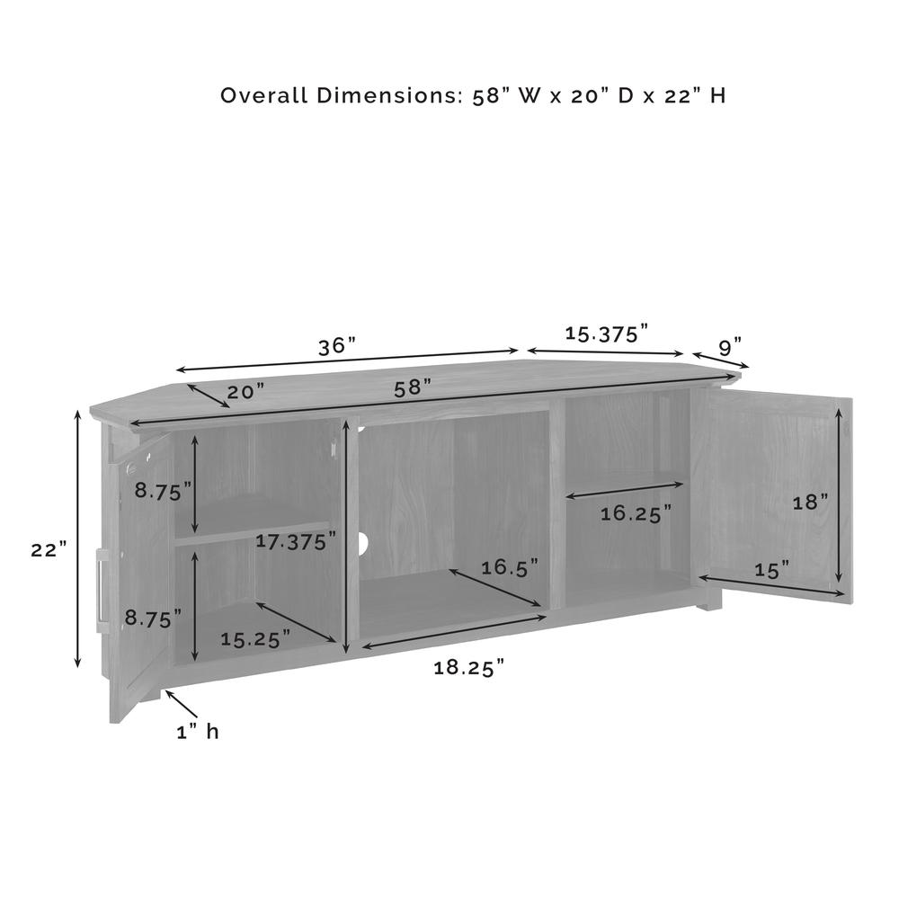 Camden Corner Fireplace Tv Stand For 65+ Inch Tv