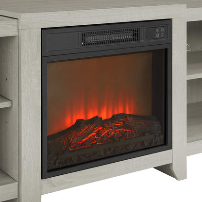 Ronin Low Profile Fireplace Tv Stand For 75+ Inch Tv