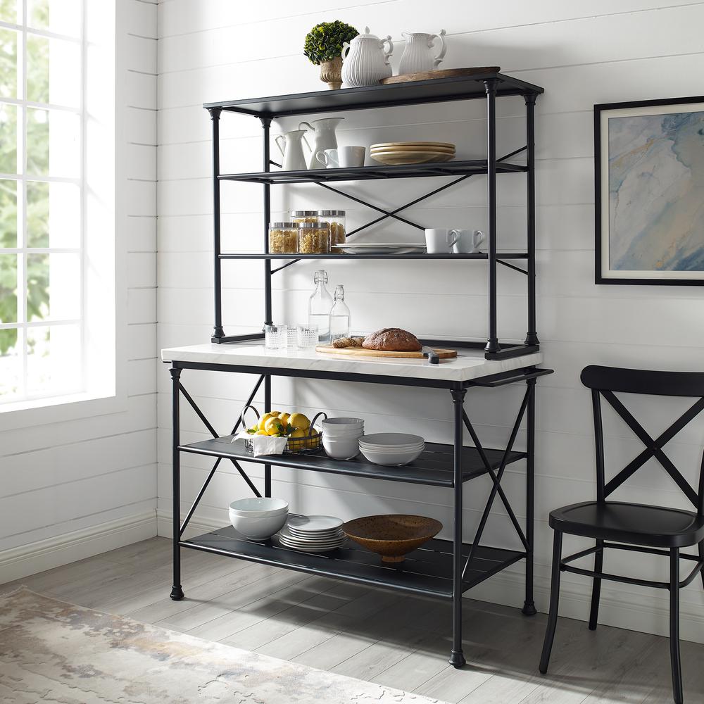 Madeleine Kitchen Island And Hutch - Island & Hutch