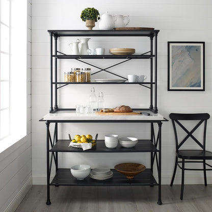 Madeleine Kitchen Island And Hutch - Island & Hutch