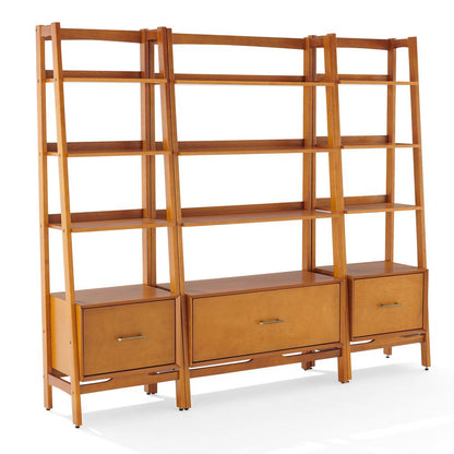 Landon 3-Piece Etagere Bookcase Set - Large Etagere & 2 Small Etageres