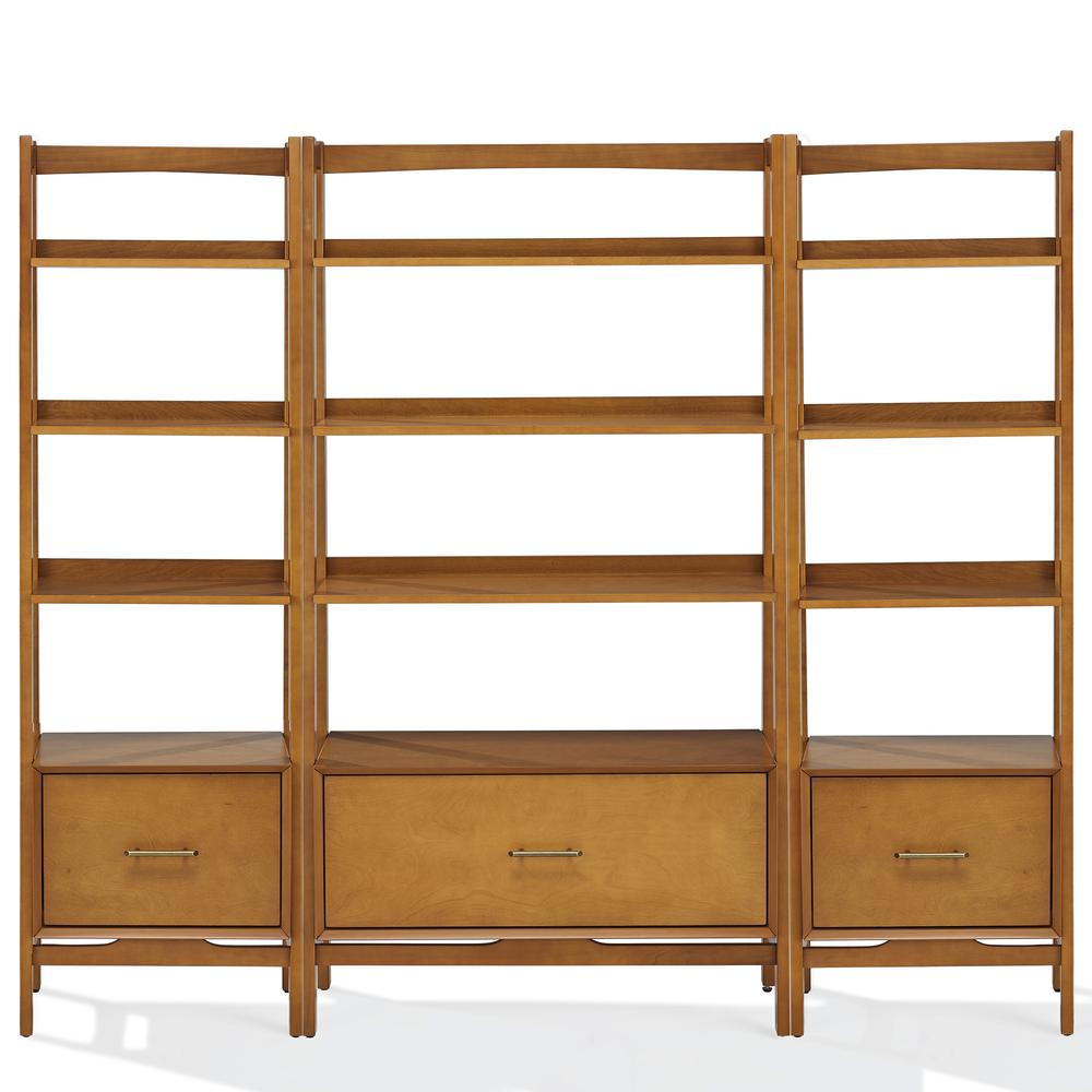 Landon 3-Piece Etagere Bookcase Set - Large Etagere & 2 Small Etageres