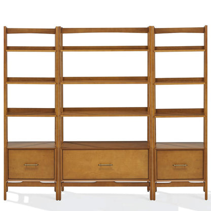 Landon 3-Piece Etagere Bookcase Set - Large Etagere & 2 Small Etageres