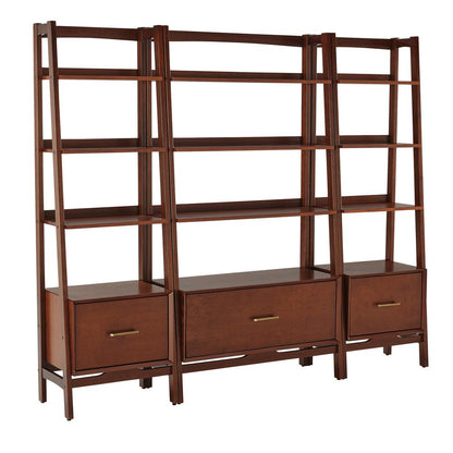 Landon 3-Piece Etagere Bookcase Set - Large Etagere & 2 Small Etageres