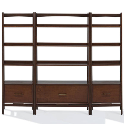 Landon 3-Piece Etagere Bookcase Set - Large Etagere & 2 Small Etageres