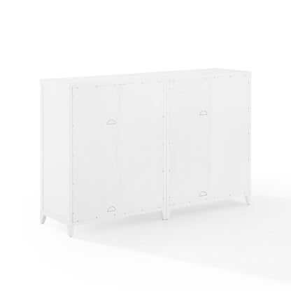 Milo 2-Piece Media Sideboard Cabinet Set - 2 Storage Pantries
