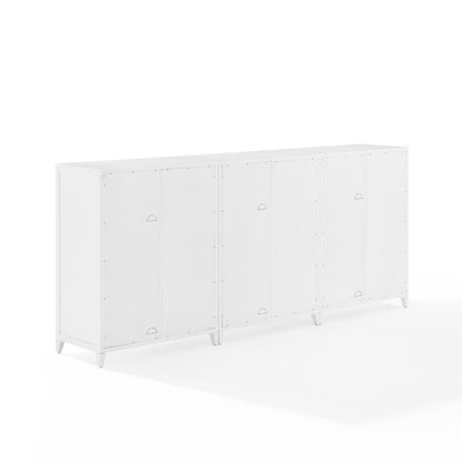 Milo 3-Piece Media Sideboard Cabinet Set - 3 Storage Pantries