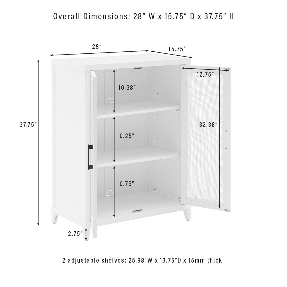 Milo 3-Piece Media Sideboard Cabinet Set - 3 Storage Pantries