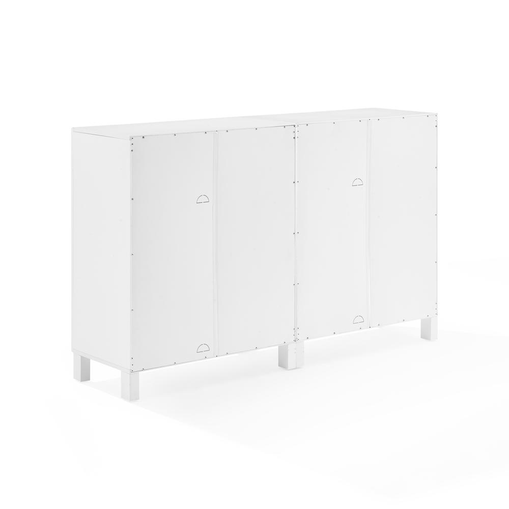 Cassai 2-Piece Media Sideboard Cabinet Set - 2 Storage Pantries