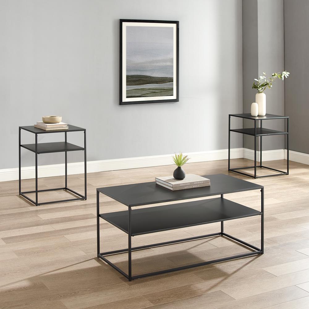Braxton 3-Piece Coffee Table Set - Coffee Table & 2 End Tables