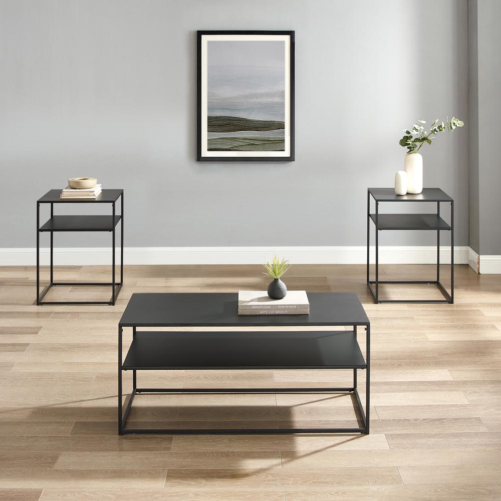 Braxton 3-Piece Coffee Table Set - Coffee Table & 2 End Tables