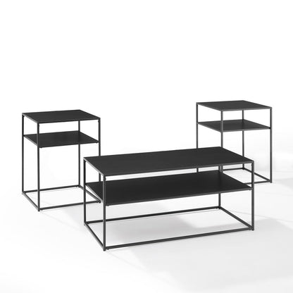 Braxton 3-Piece Coffee Table Set - Coffee Table & 2 End Tables