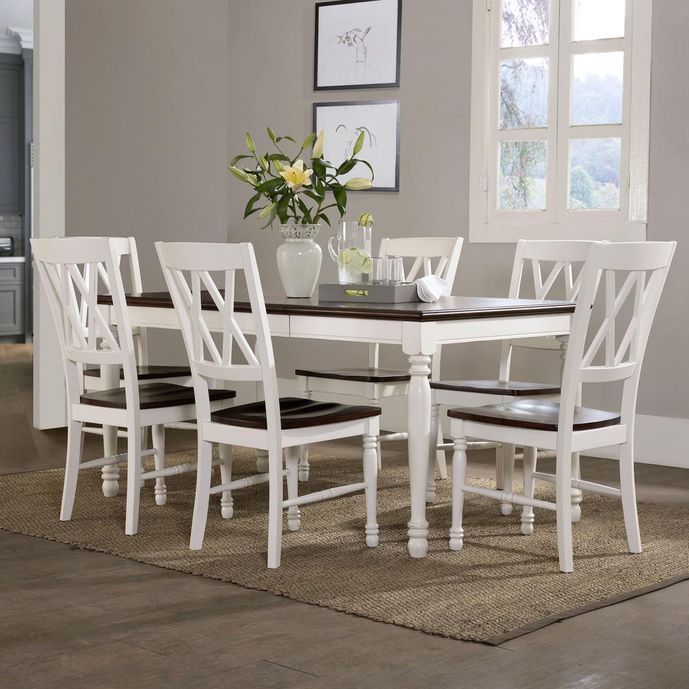 Shelby 7-Piece Dining Table Set For 6 - Table & 6 Chairs