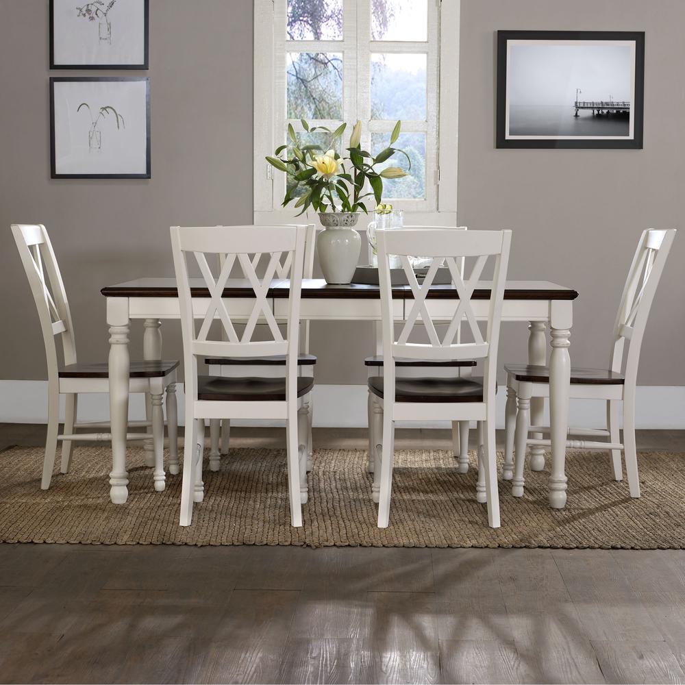 Shelby 7-Piece Dining Table Set For 6 - Table & 6 Chairs