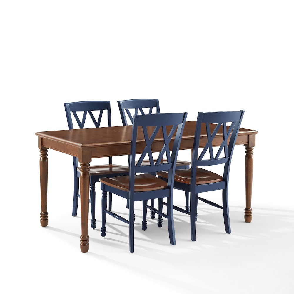 Shelby 5-Piece Dining Table Set For 4 - Table & 4 Chairs