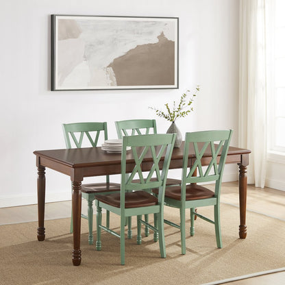 Shelby 5-Piece Dining Table Set For 4 - Table & 4 Chairs