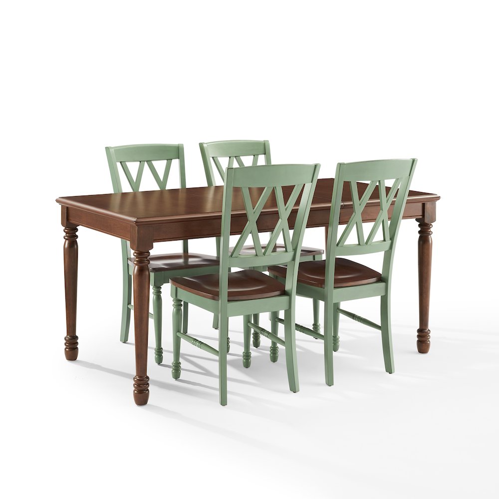 Shelby 5-Piece Dining Table Set For 4 - Table & 4 Chairs