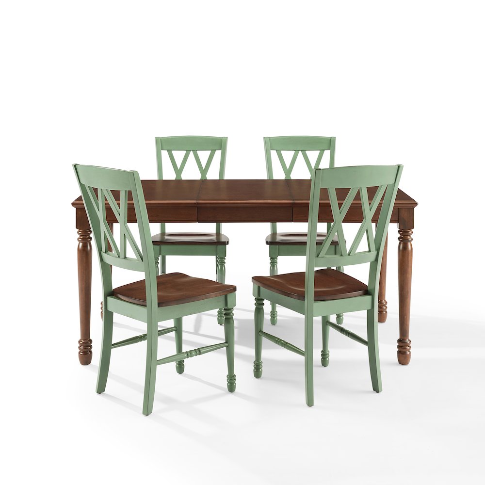 Shelby 5-Piece Dining Table Set For 4 - Table & 4 Chairs