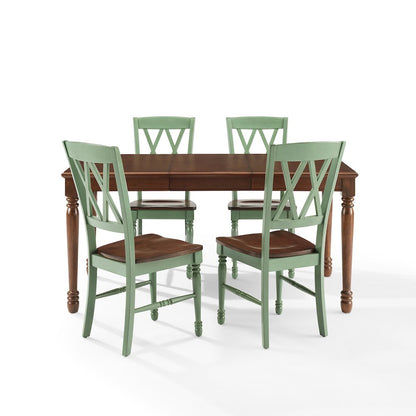 Shelby 5-Piece Dining Table Set For 4 - Table & 4 Chairs