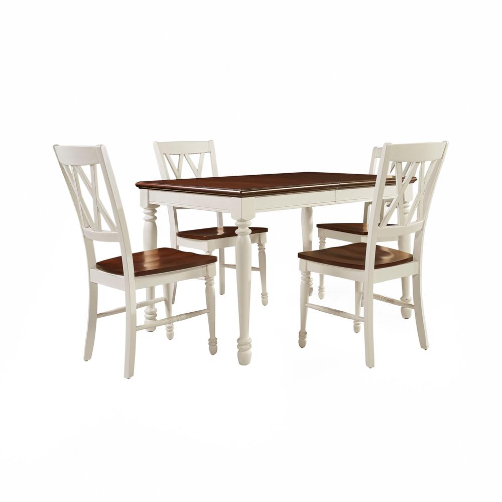 Shelby 5-Piece Dining Table Set For 4 - Table & 4 Chairs