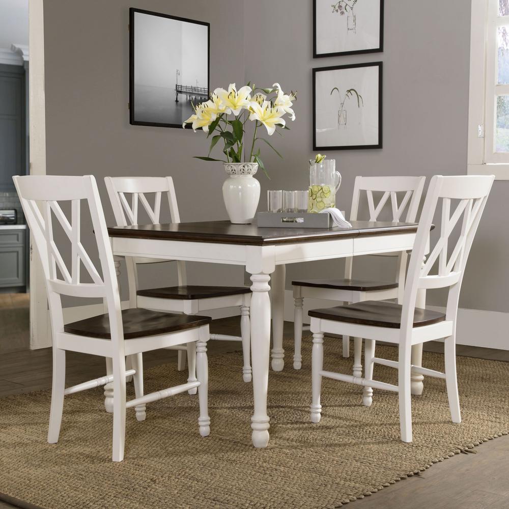Shelby 5-Piece Dining Table Set For 4 - Table & 4 Chairs