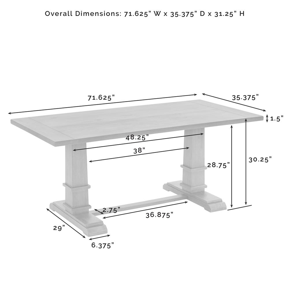Joanna 9-Piece Dining Table Set For 8 W/Camille Chairs - Table & 8 Chairs