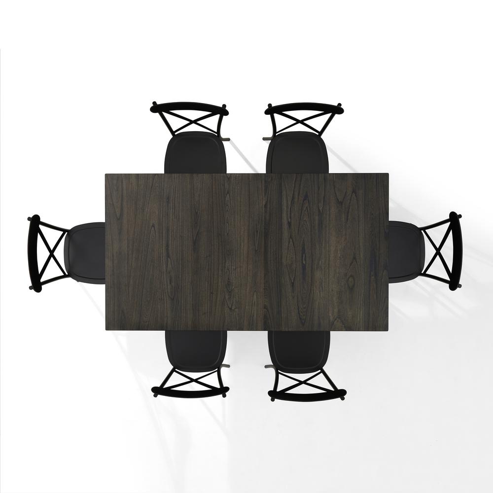 Hayden 7-Piece Dining Table Set For 6 W/Camille Chairs - Table & 6 Chairs