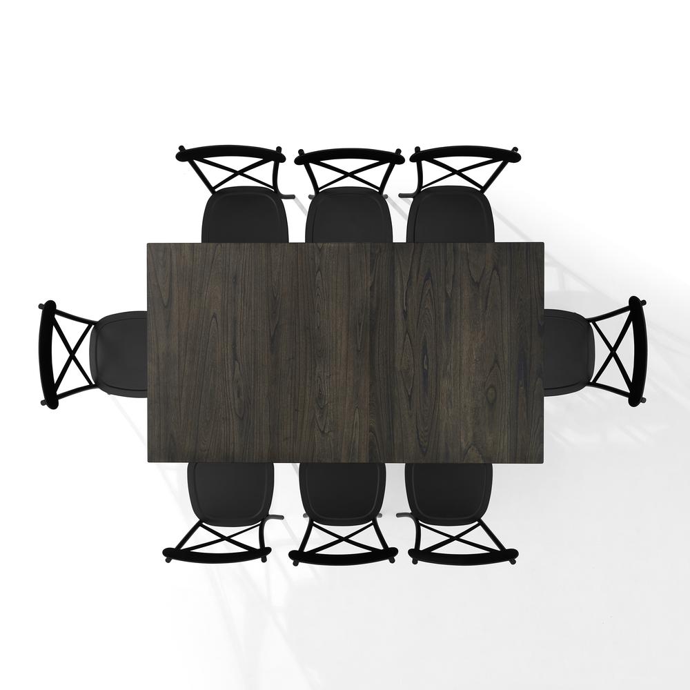 Hayden 9-Piece Dining Table Set For 8 W/Camille Chairs - Table & 8 Chairs