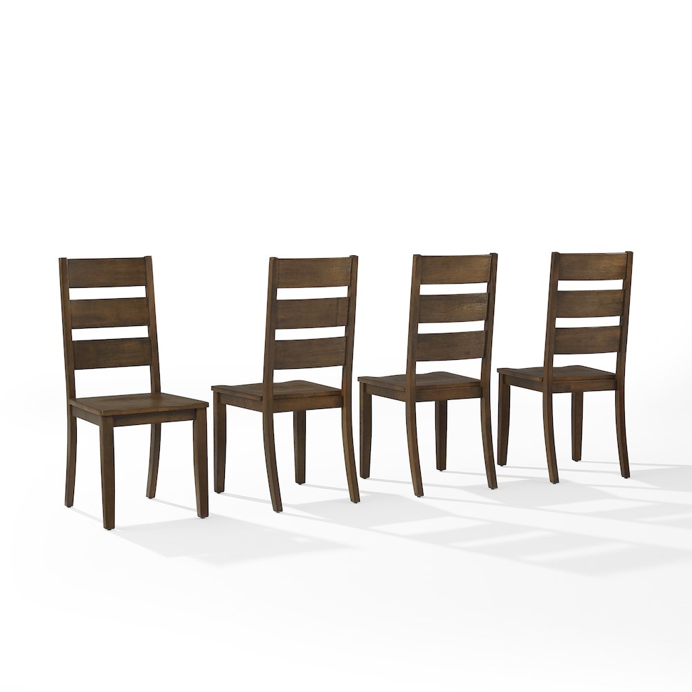 Joanna 4-Piece Ladder-Back Dining Chair Set - 4 Chairs