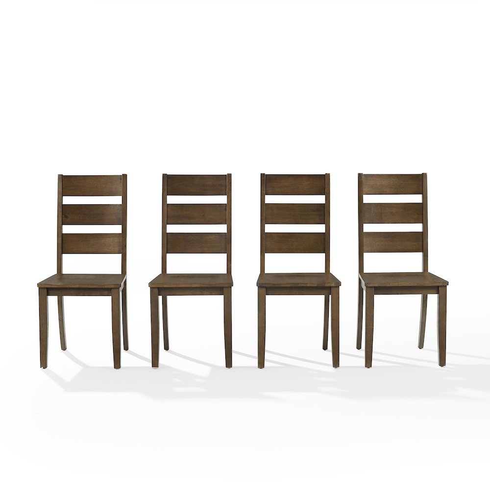 Joanna 4-Piece Ladder-Back Dining Chair Set - 4 Chairs