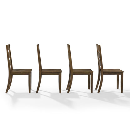 Joanna 4-Piece Ladder-Back Dining Chair Set - 4 Chairs