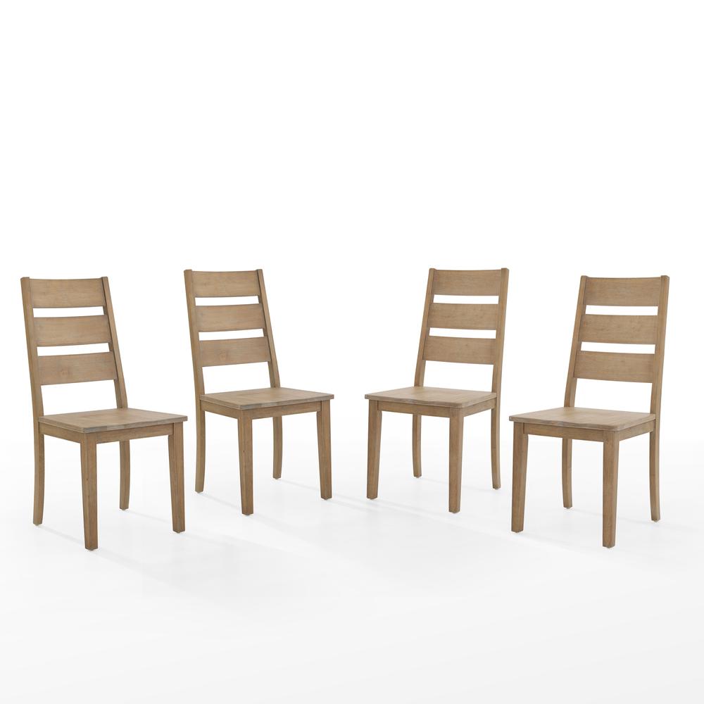 Joanna 4-Piece Ladder-Back Dining Chair Set - 4 Chairs