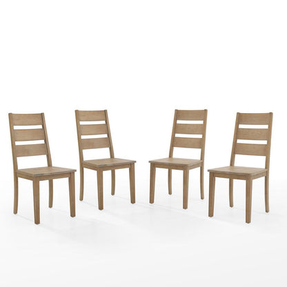 Joanna 4-Piece Ladder-Back Dining Chair Set - 4 Chairs