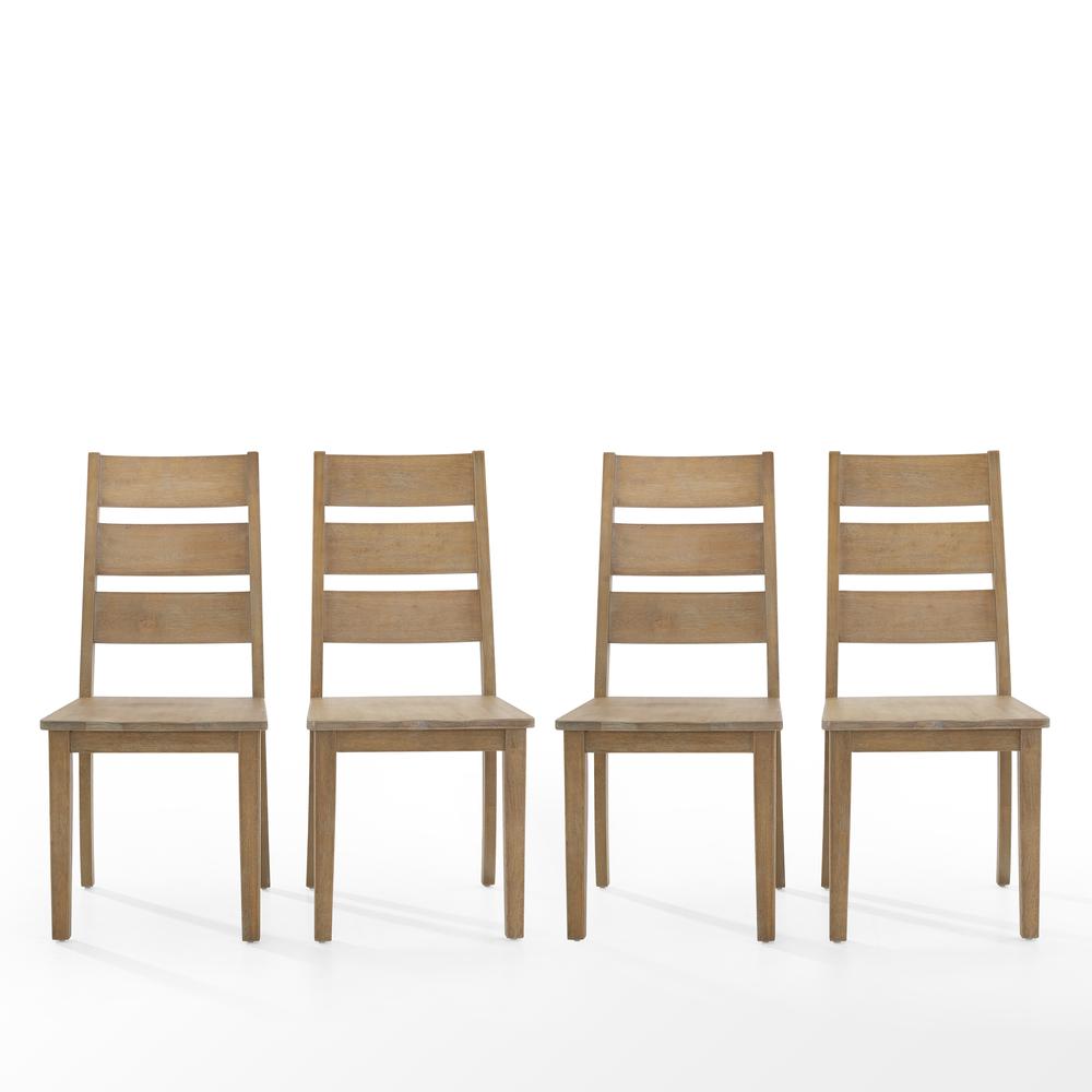 Joanna 4-Piece Ladder-Back Dining Chair Set - 4 Chairs