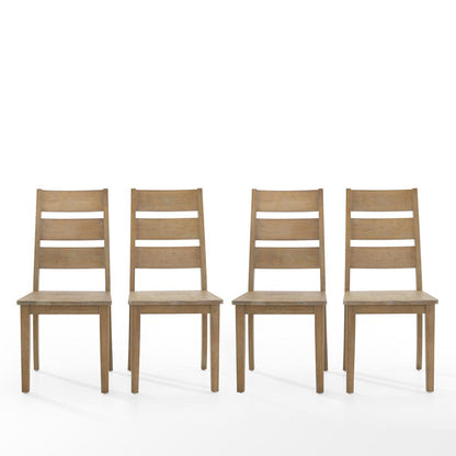 Joanna 4-Piece Ladder-Back Dining Chair Set - 4 Chairs