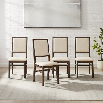 Joanna 4-Piece Upholstered Back Dining Chair Set - 4 Chairs