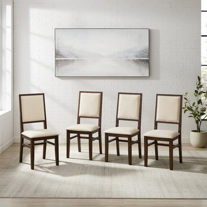 Joanna 4-Piece Upholstered Back Dining Chair Set - 4 Chairs