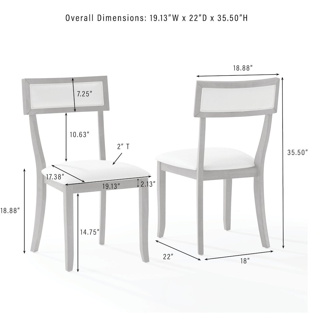 Alessia 4-Piece Dining Chair Set - 4 Chairs