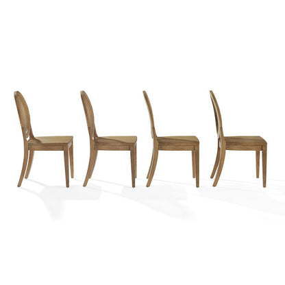 Katia 4-Piece Cane-Back Dining Chair Set - 4 Cane-Back Chairs