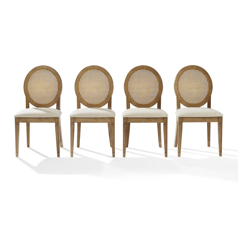 Katia 4-Piece Cane-Back Dining Chair Set - 4 Cane-Back Chairs