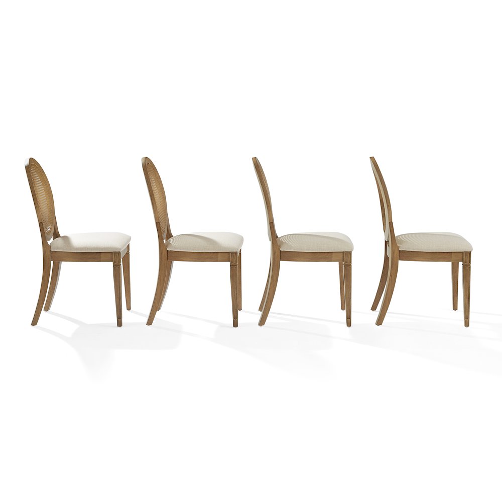 Katia 4-Piece Cane-Back Dining Chair Set - 4 Cane-Back Chairs