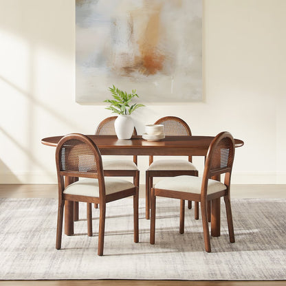 Kennedy 5-Piece Dining Table Set For 4 - Table & 4 Chairs