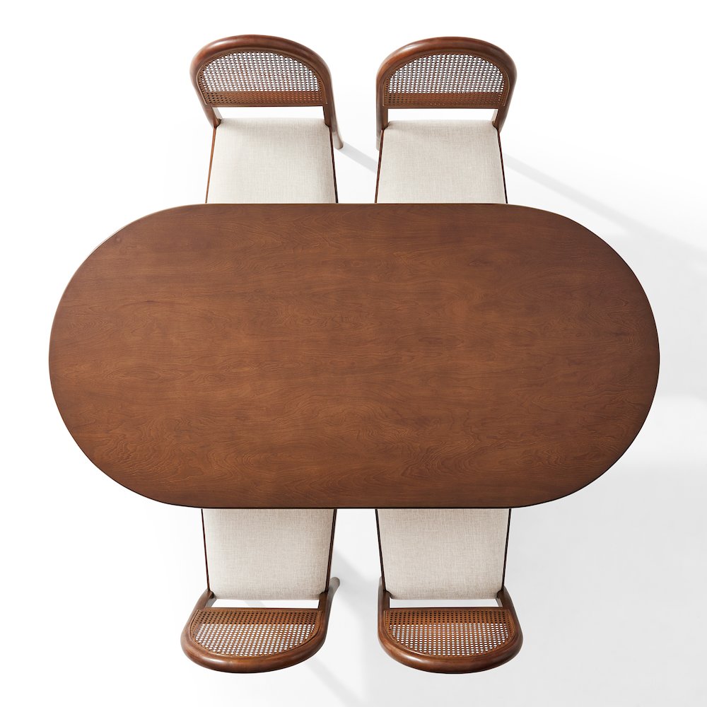Kennedy 5-Piece Dining Table Set For 4 - Table & 4 Chairs