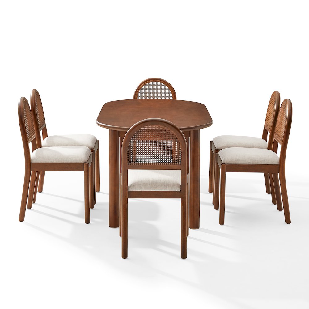 Kennedy 7-Piece Dining Table Set For 6 - Table & 6 Chairs