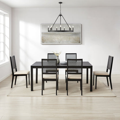 Greer 7-Piece Dining Table Set For 6 - Table & 6 Chairs