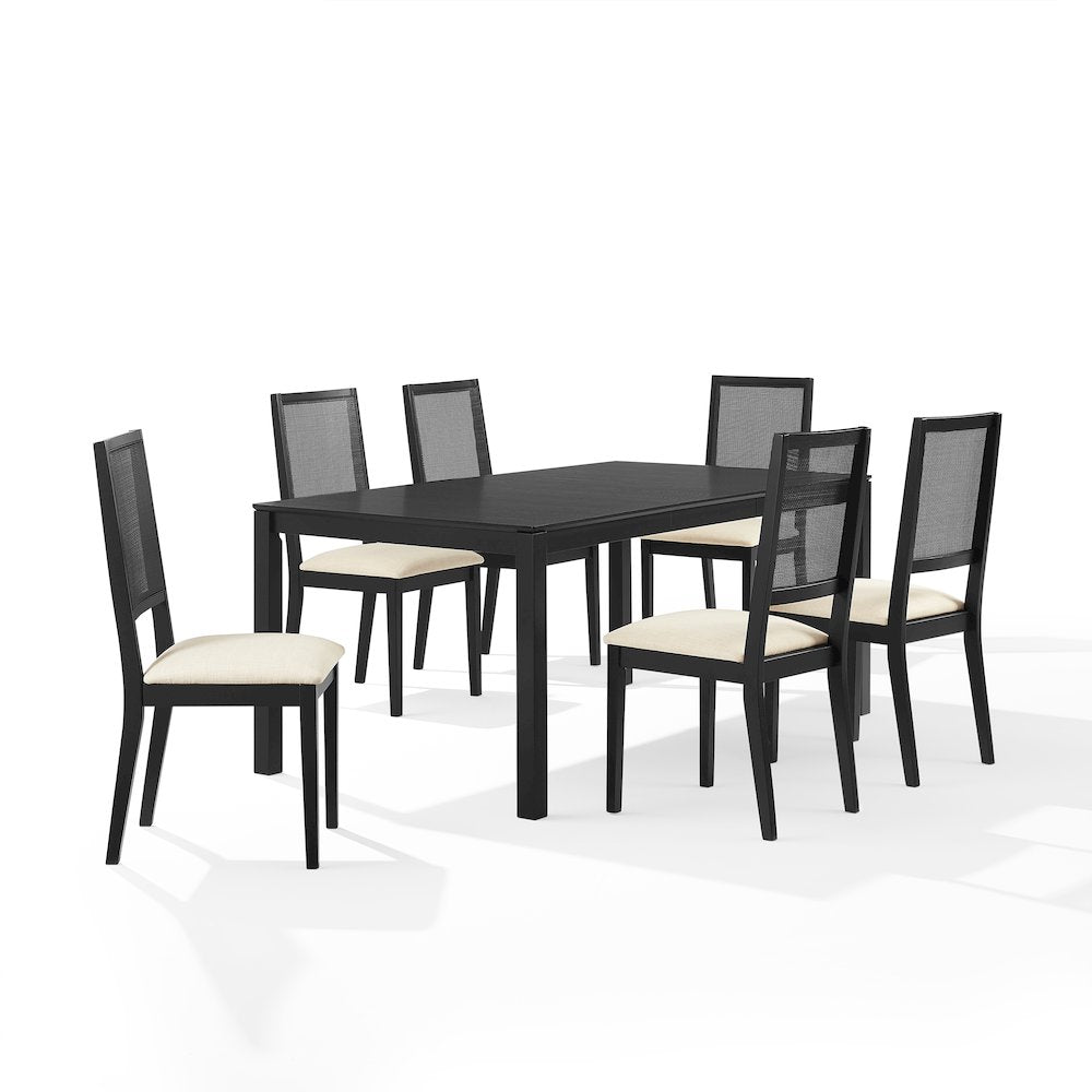 Greer 7-Piece Dining Table Set For 6 - Table & 6 Chairs