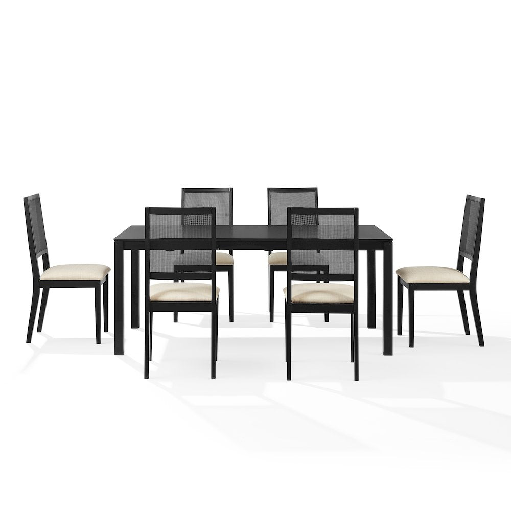 Greer 7-Piece Dining Table Set For 6 - Table & 6 Chairs